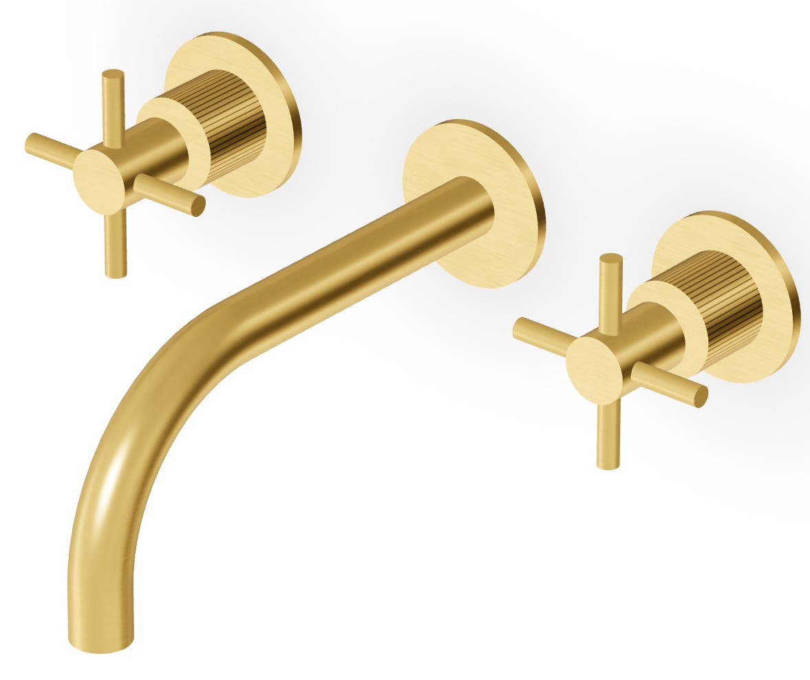 Zucchetti Helm mitigeur de lavabo encastrée doré ZHM760.XP41G2