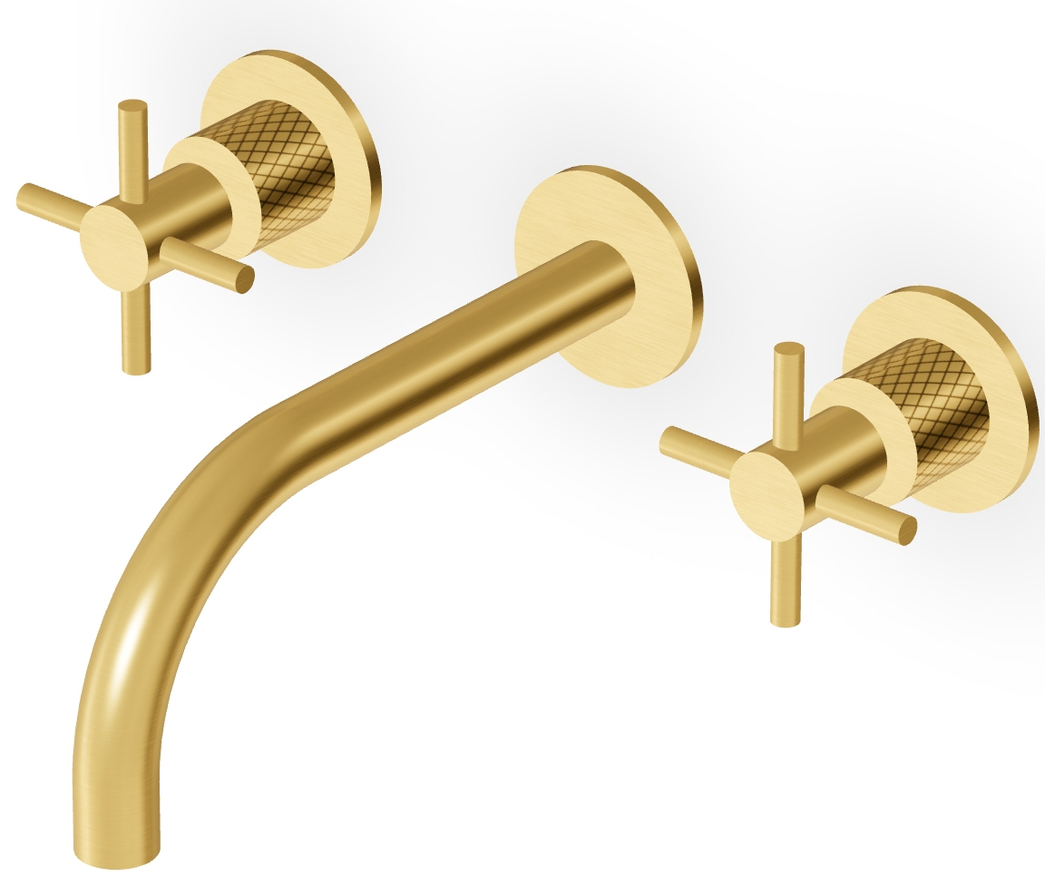 Zucchetti Helm mitigeur de lavabo encastrée doré ZHM760.XP41G3