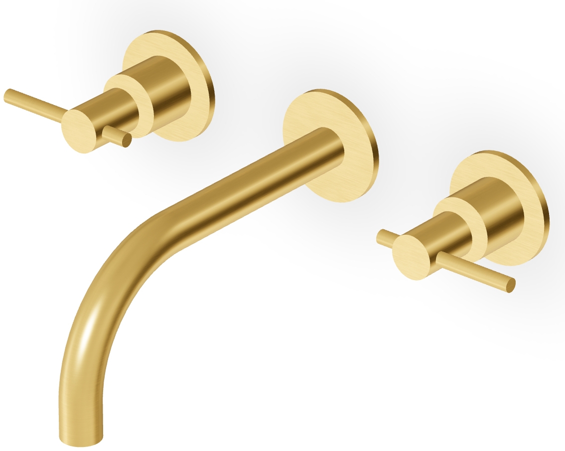 Zucchetti Helm mitigeur de lavabo encastrée doré ZHL760.XP41