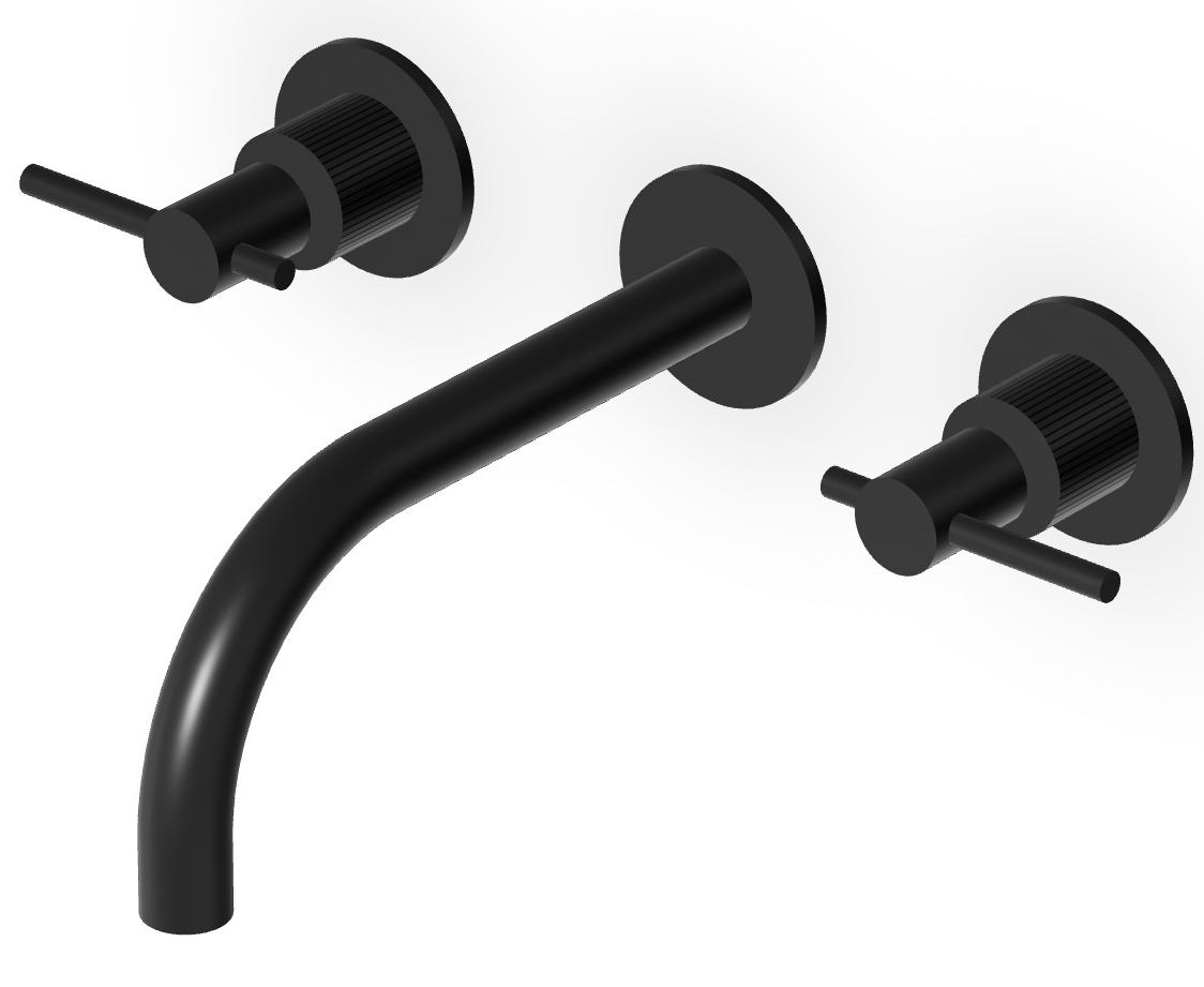 Zucchetti Helm mitigeur de lavabo encastrée noir ZHL760.XP81G2
