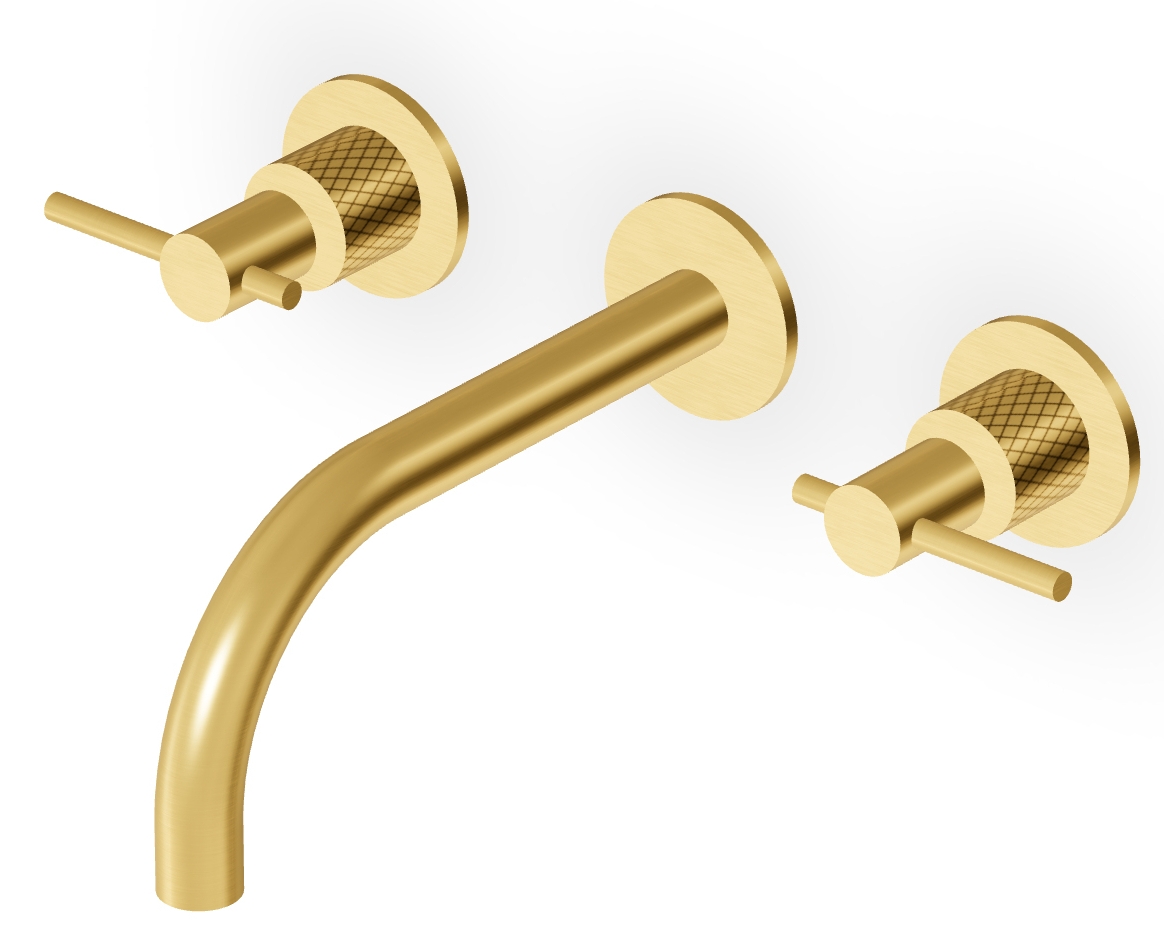 Zucchetti Helm mitigeur de lavabo encastrée doré ZHL760.XP41G3