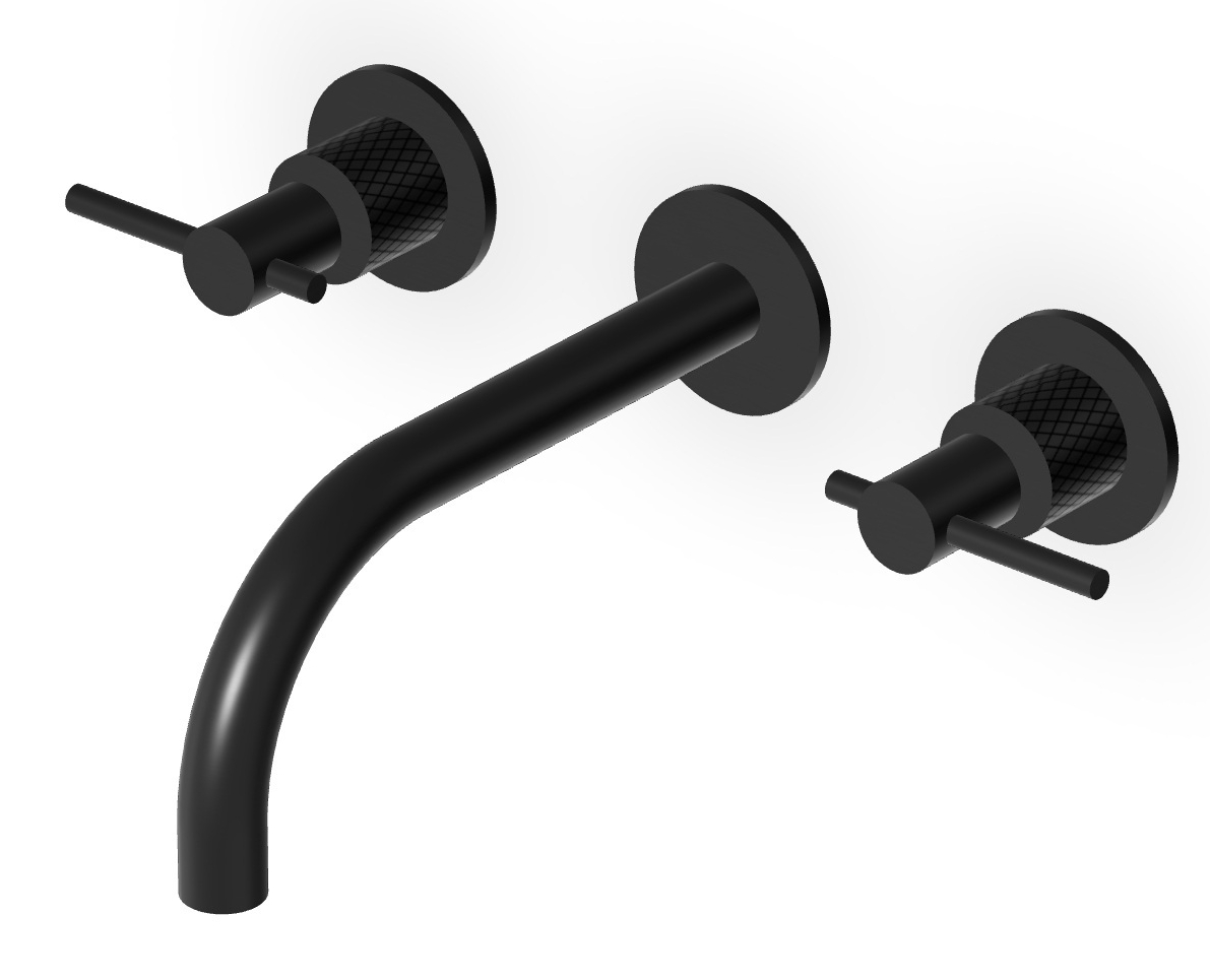 Zucchetti Helm mitigeur de lavabo encastrée noir ZHL760.XP81G3