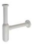 Art Ceram siphon de lavabo en bouteille blanc ACA06005