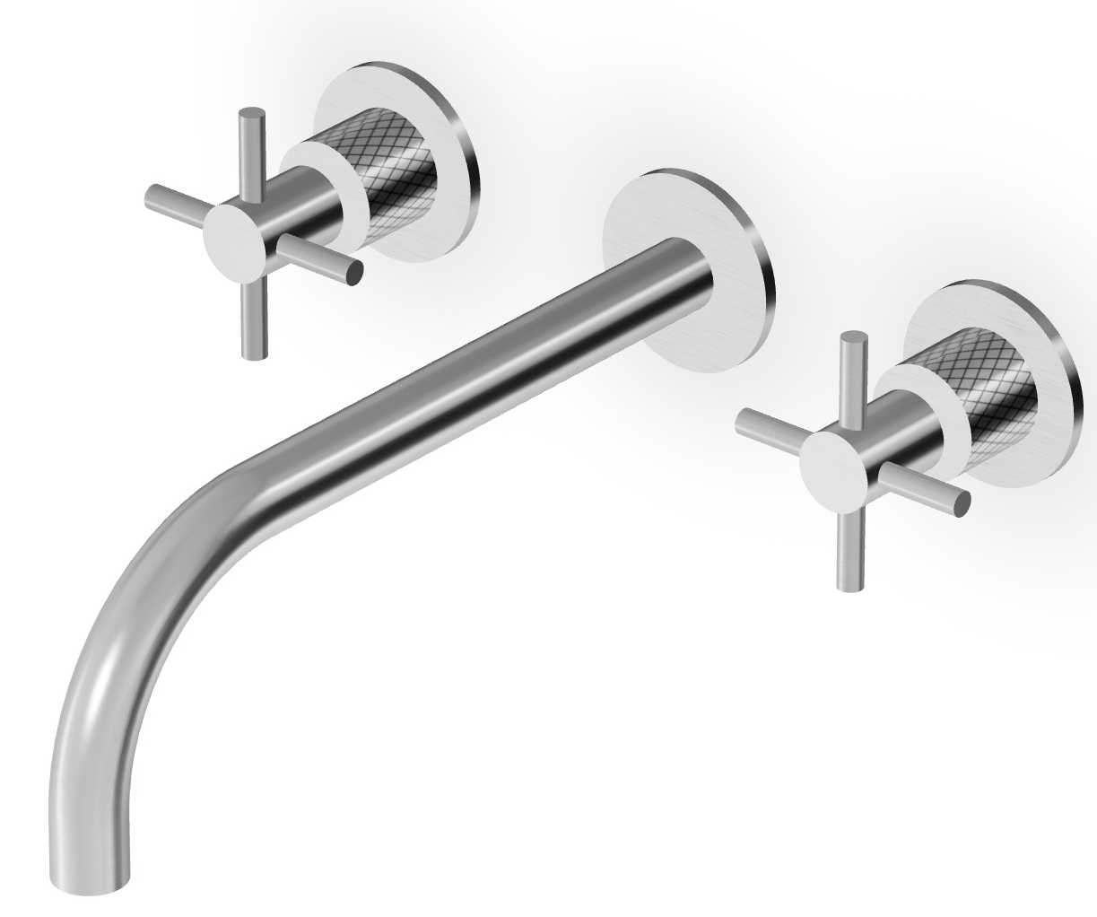 Zucchetti Helm mitigeur de lavabo encastrée acier ZHM761.XG3