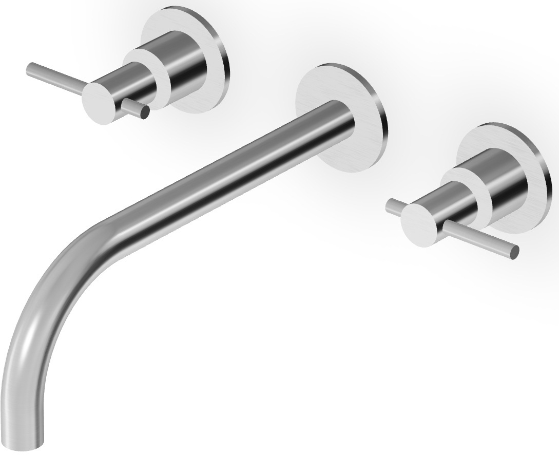 Zucchetti Helm mitigeur de lavabo encastrée acier ZHL761.X