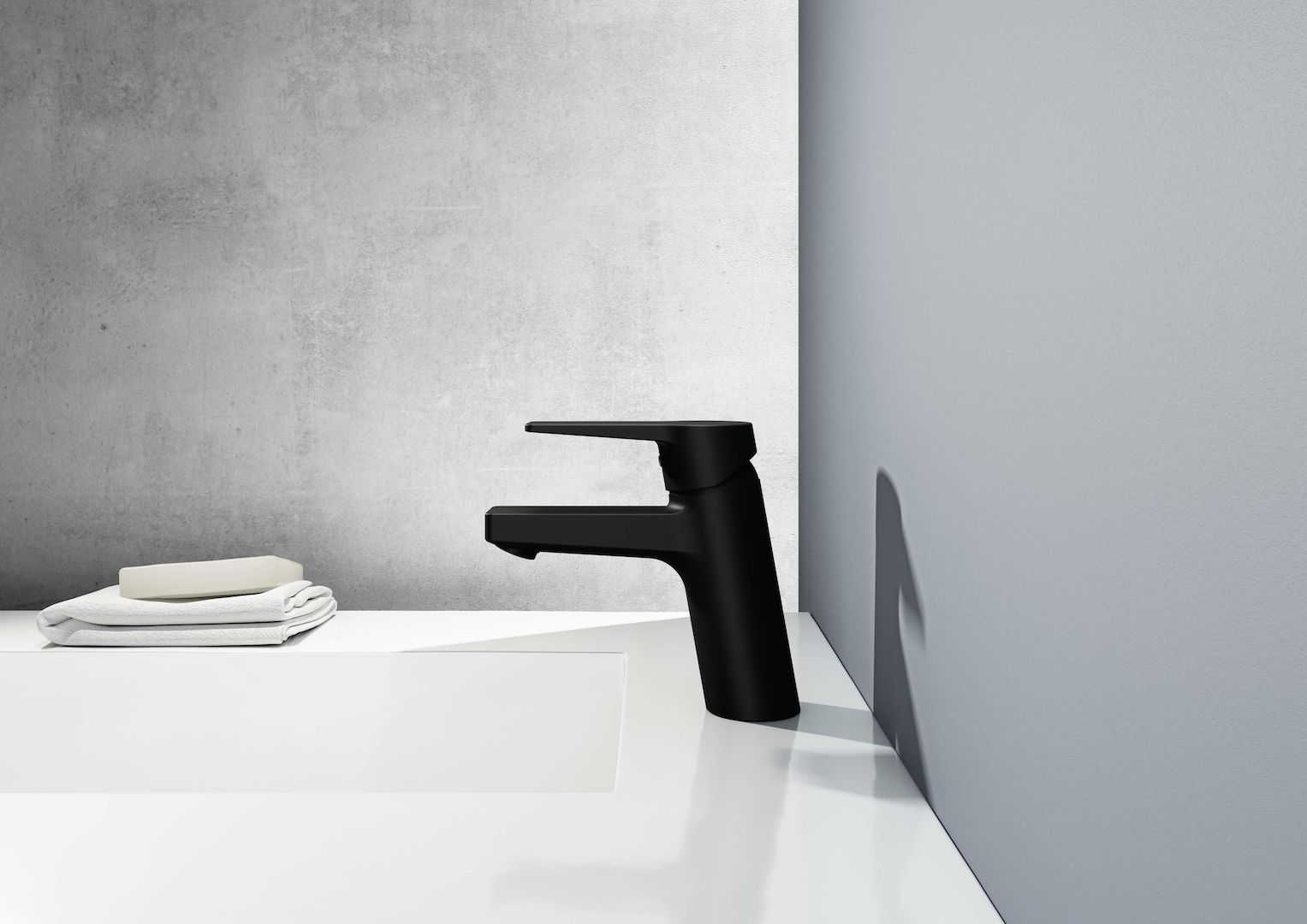 Oras Twista mitigeur de lavabo sur pied noir 3810F-33