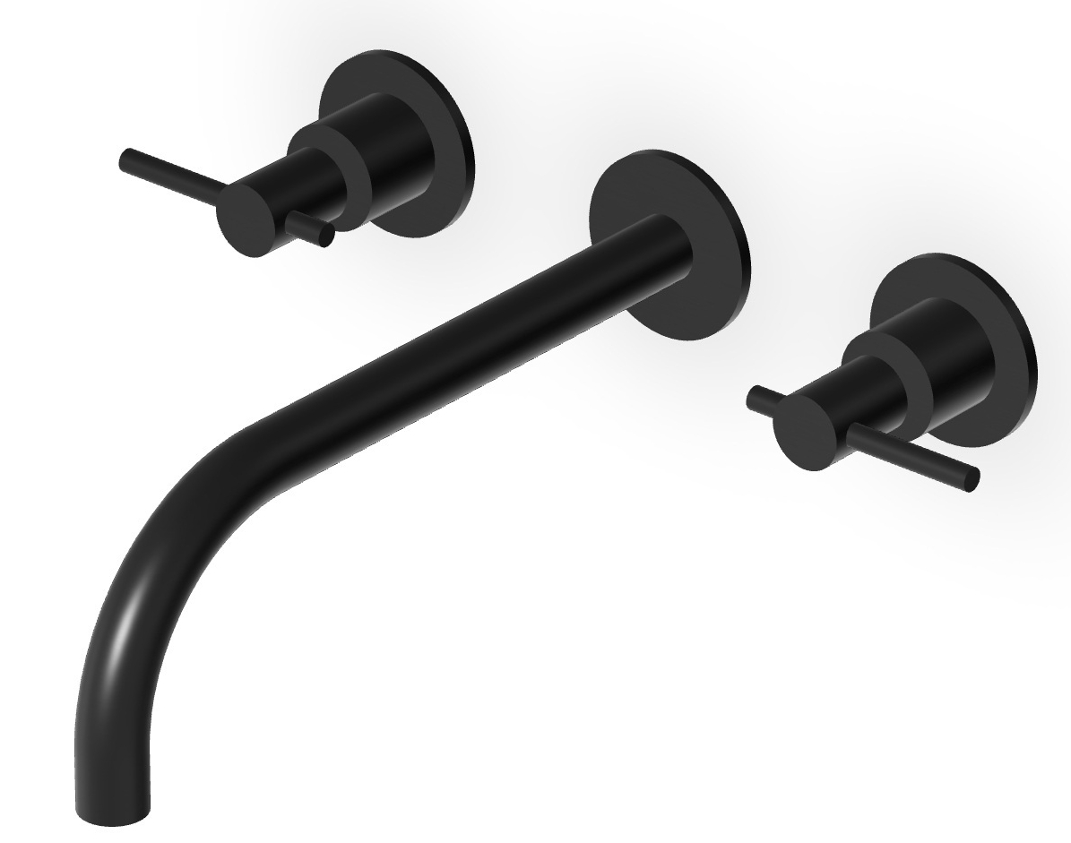 Zucchetti Helm mitigeur de lavabo encastrée noir ZHL761.XP81