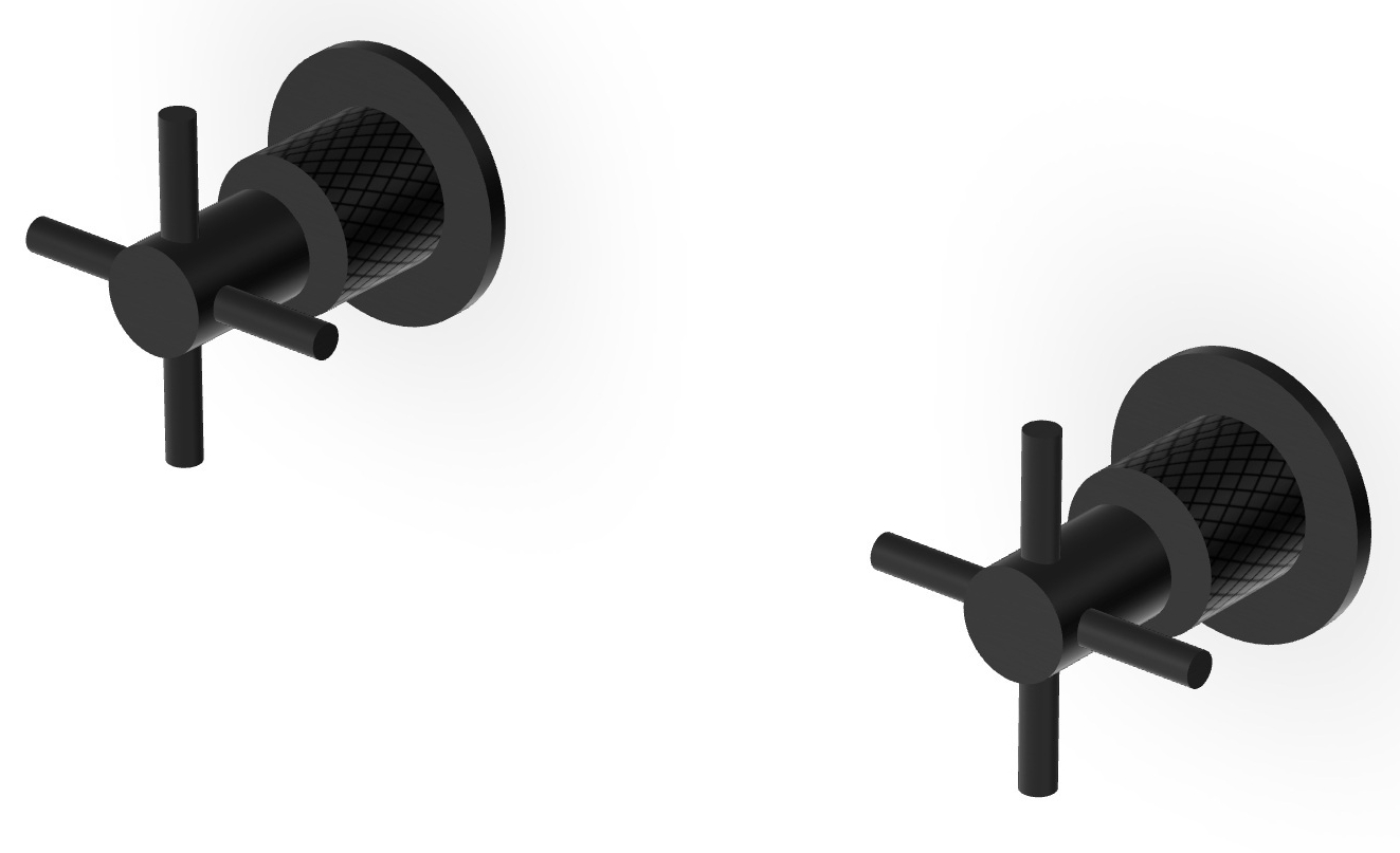 Zucchetti Helm mitigeur de douche encastrée noir ZHM738.XP81G3