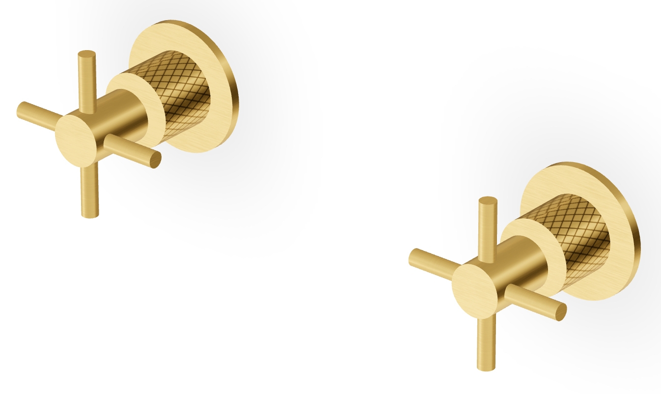 Zucchetti Helm mitigeur de douche encastrée doré ZHM738.XP41G3