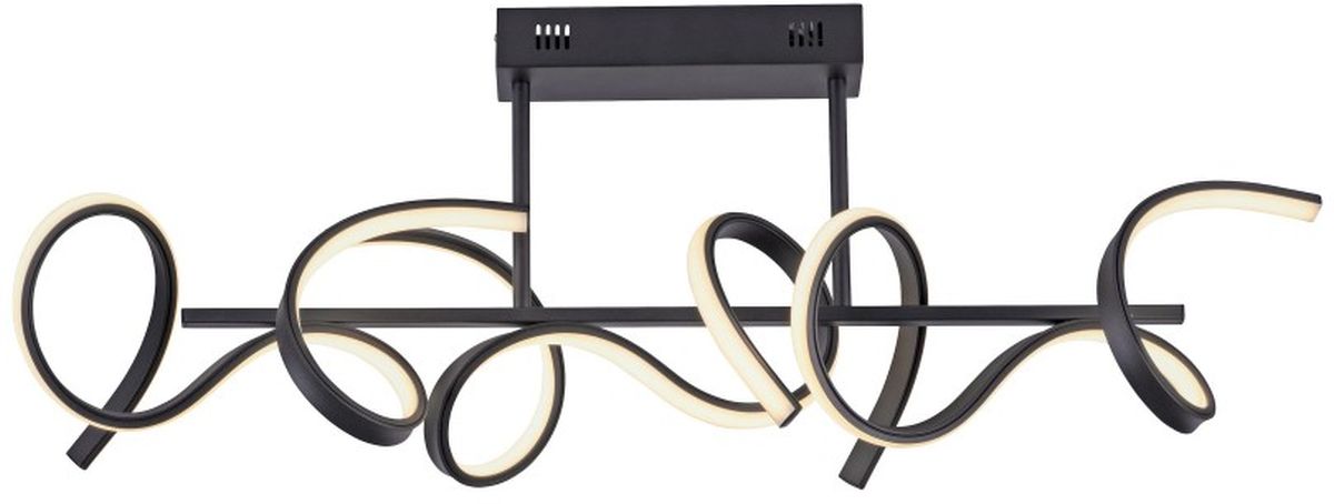 Just Light Curls plafonnier 3x8.6 W noir 19032-18