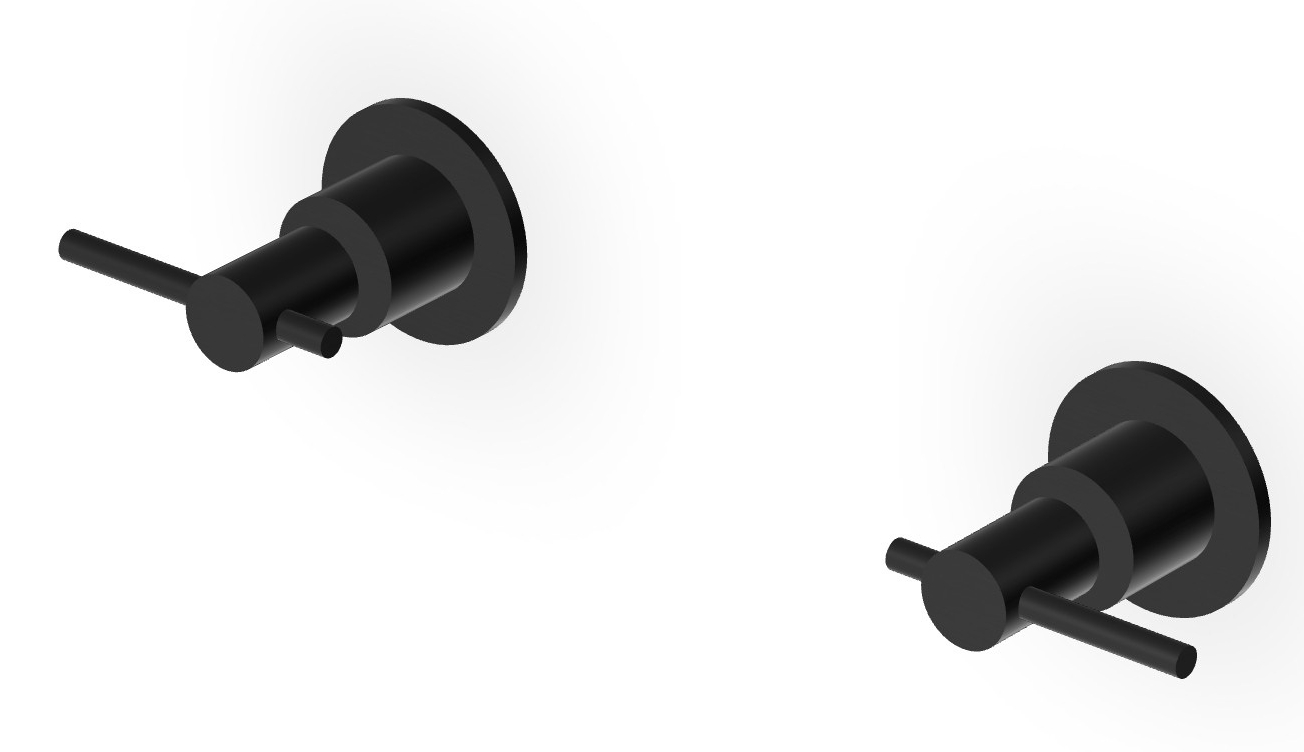 Zucchetti Helm mitigeur de douche encastrée noir ZHL738.XP81