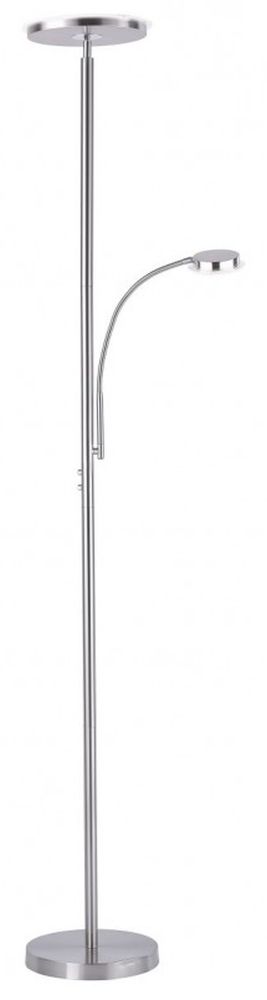 Just Light Hans lampadaire 2x22 W acier 11709-55