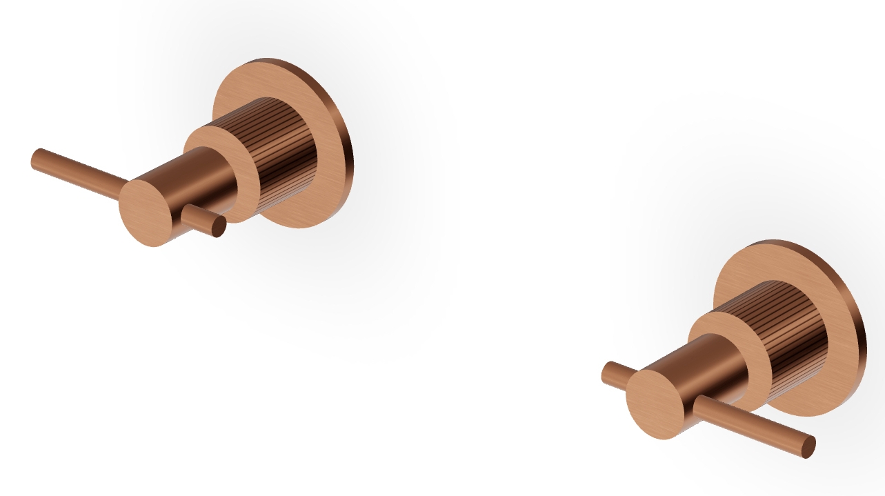 Zucchetti Helm mitigeur de douche encastrée cuivre ZHL738.XP91G2