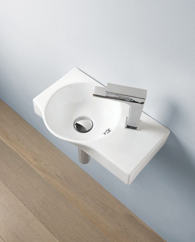 Art Ceram Union lavabo 43x27 cm rectangulaire classique blanc LML00101;00