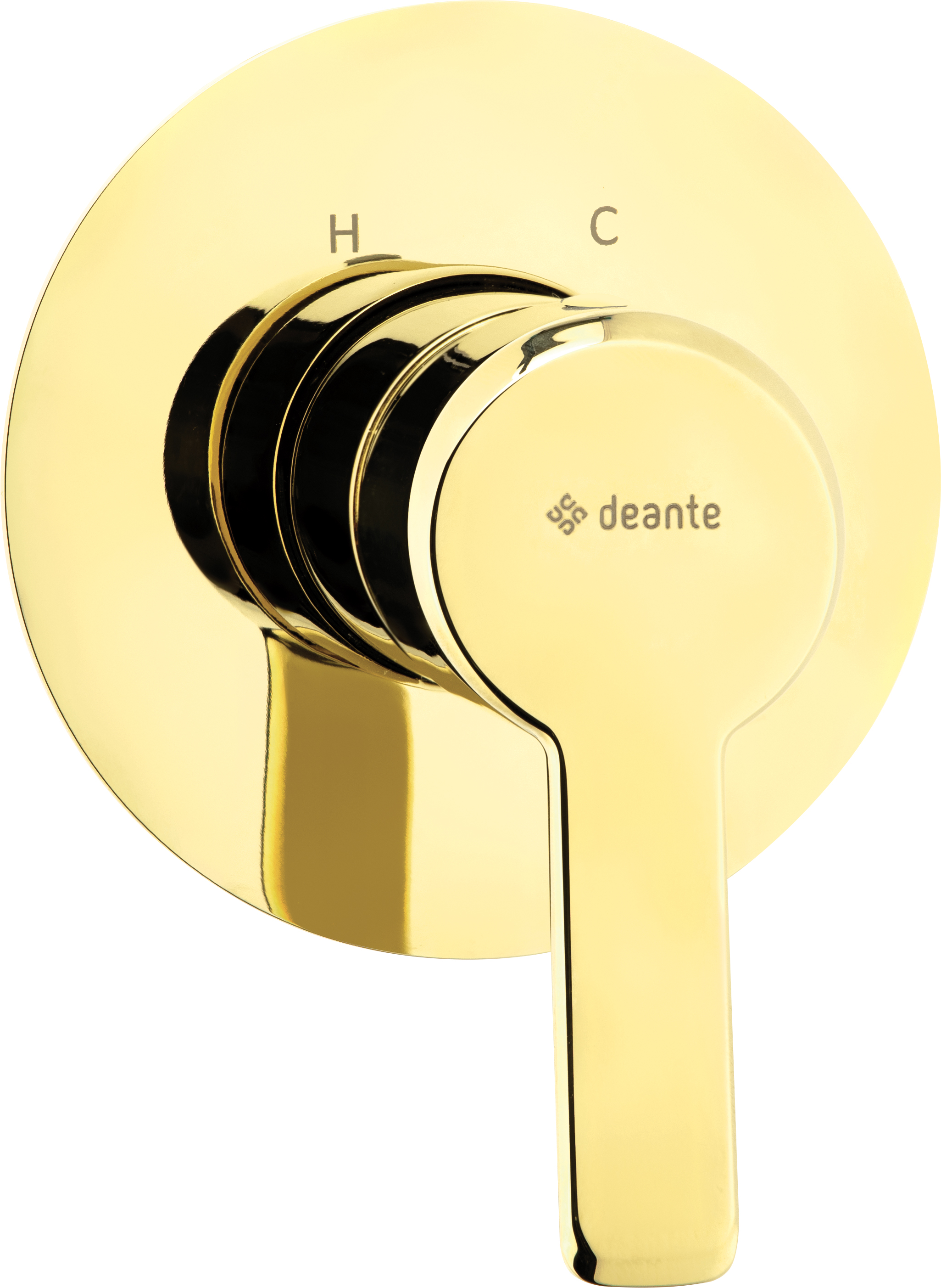 Deante Arnika mitigeur de douche encastrée doré BQAZ44L