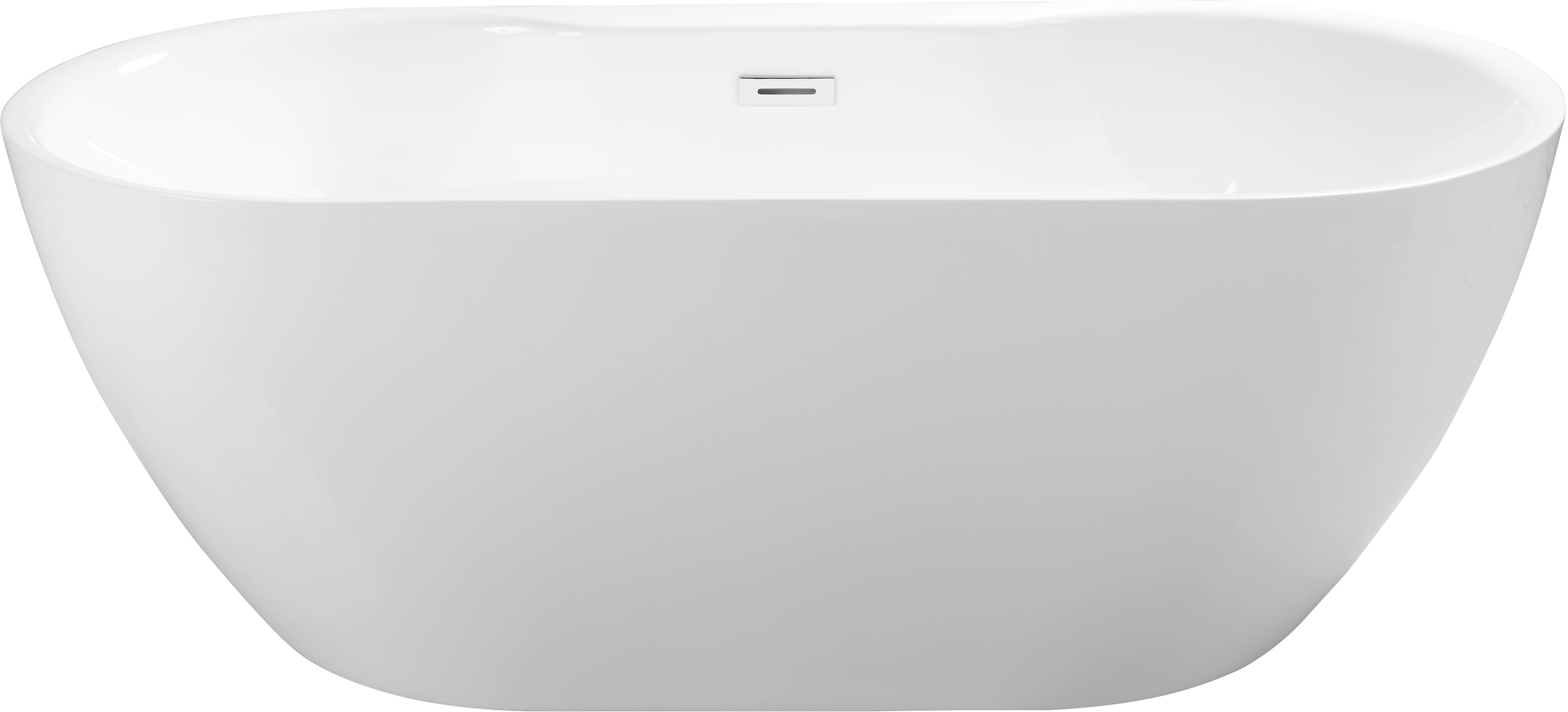 Besco Navia baignoire autoportante 150x80 cm ovale blanc #WAS-150-NCZ