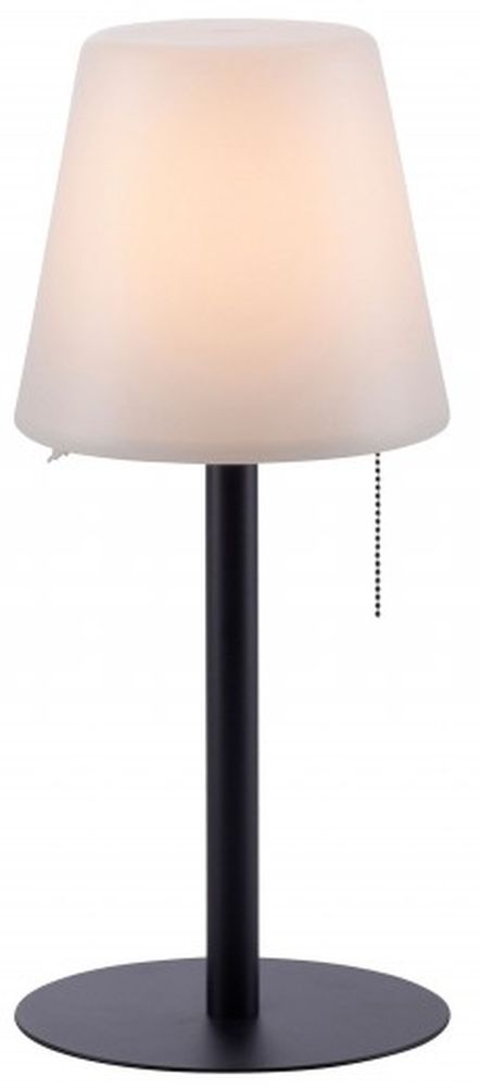 Just Light Keno lampadaire extérieur 1x2 W blanc-noir 19753-18