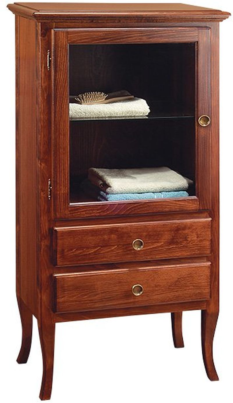 Sapho Retro armoire 60x33x120 cm latérale sur pied hêtre 1709