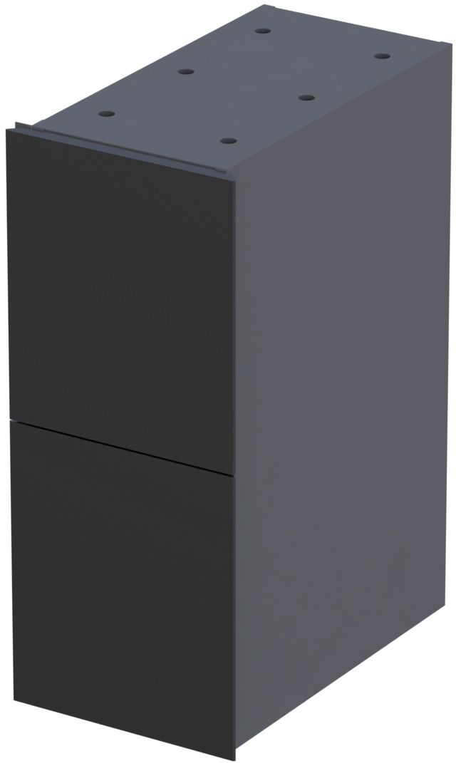 Oristo Louis armoire 24x39x55.4 cm noir OR50-SD2S-24-1