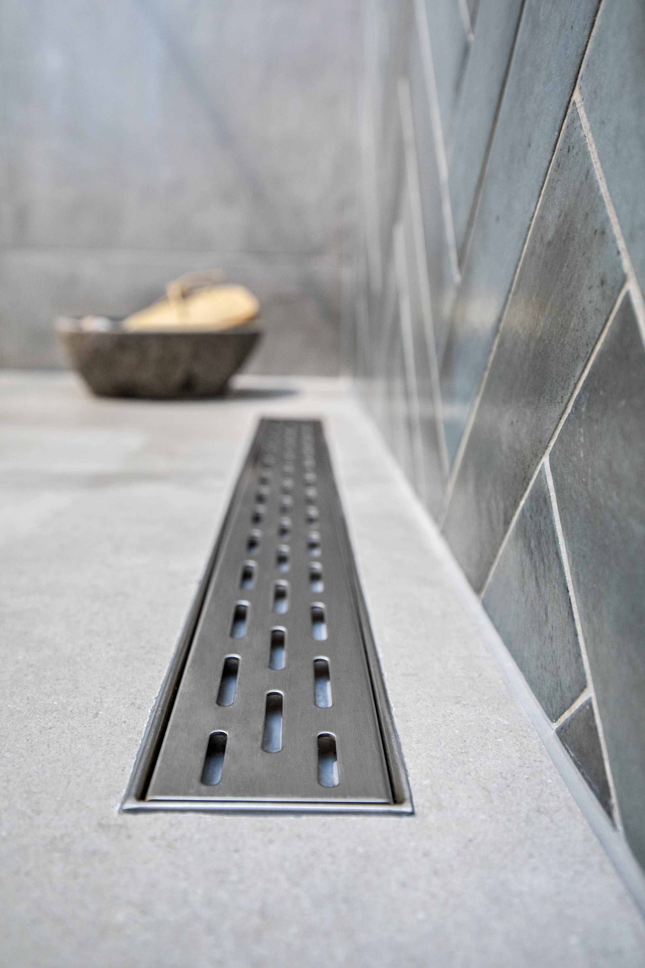 ACO ShowerDrain C grille d’évacuation linéaire 58.5 cm acier 9010.88.74