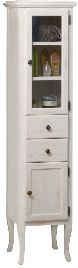 Sapho Retro armoire 40x36x170 cm latérale sur pied blanc 1665