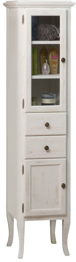 Sapho Retro armoire 40x36x170 cm latérale sur pied blanc 1666