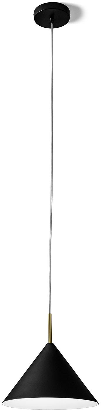 Miloox Samoi lampe suspendue 1x40 W blanc-noir 1744.109
