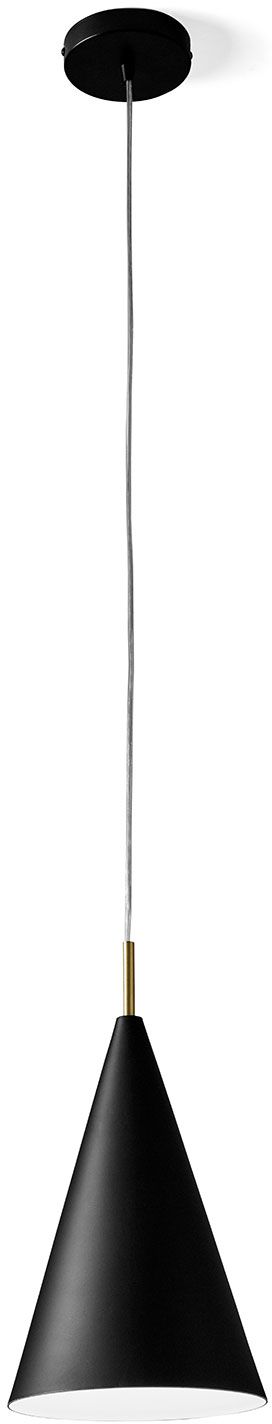 Miloox Samoi lampe suspendue 1x40 W blanc-noir 1744.110