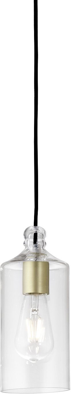 Miloox Ebe lampe suspendue 1x40 W noir-transparent 1744.12