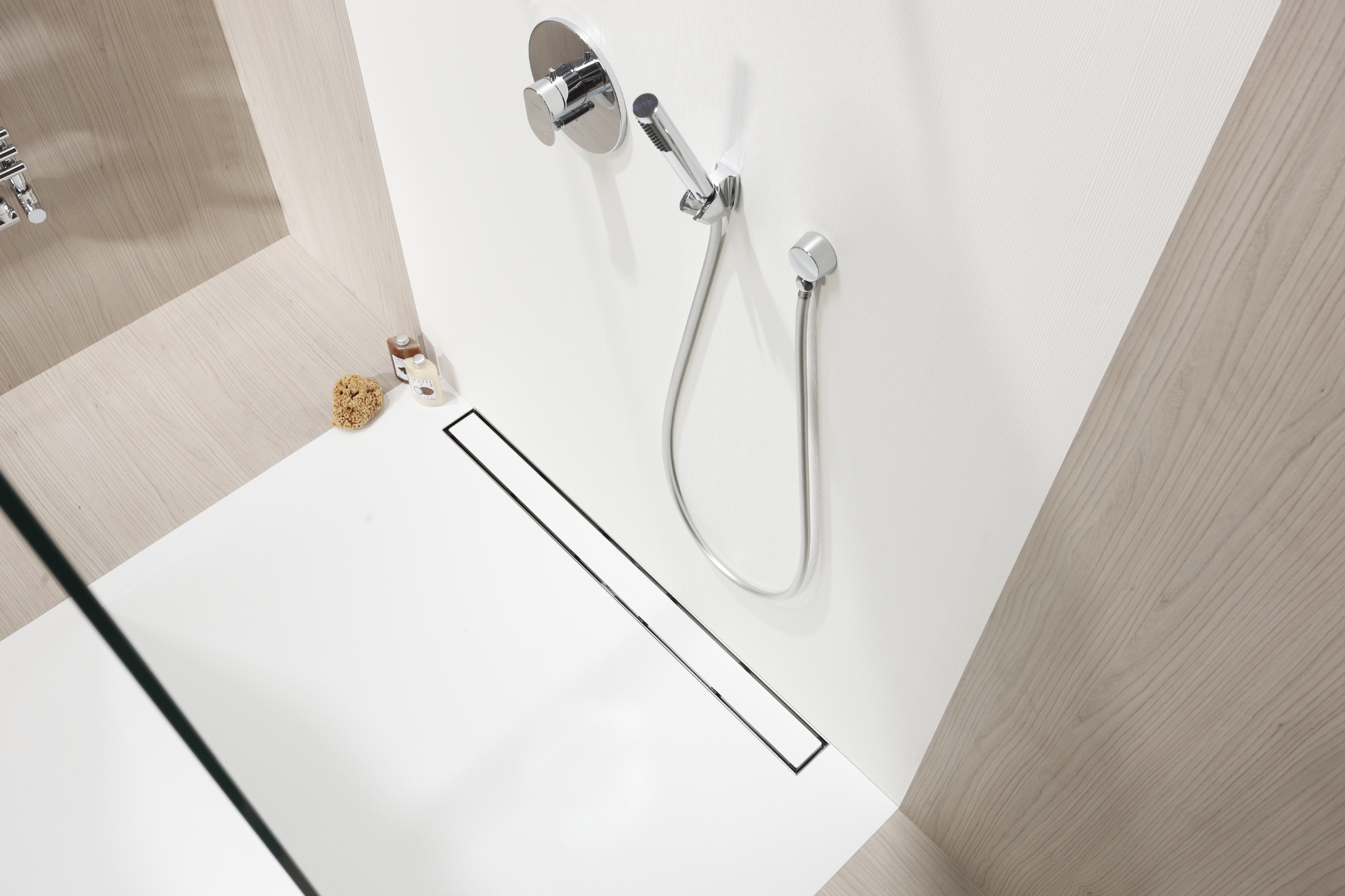 ACO ShowerDrain C grille d’évacuation linéaire 88.5 cm acier 9010.88.84