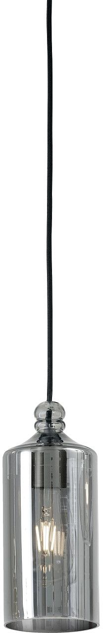 Miloox Ebe lampe suspendue 1x40 W noir-fumé 1744.13