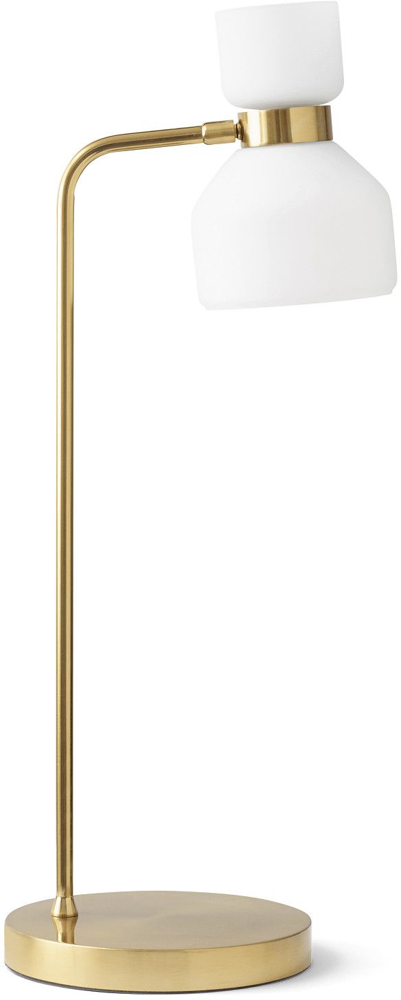Miloox Fifty lampe de table 1x40 W blanc-doré 1744.16