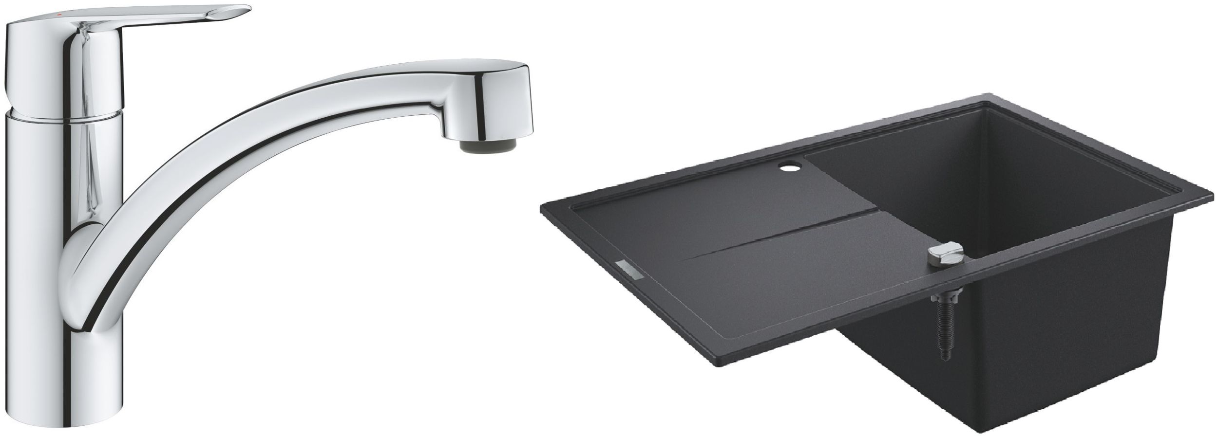 Set évier en granit Grohe K400 31639AP0, mitigeur de cuisine Grohe Start 30530002