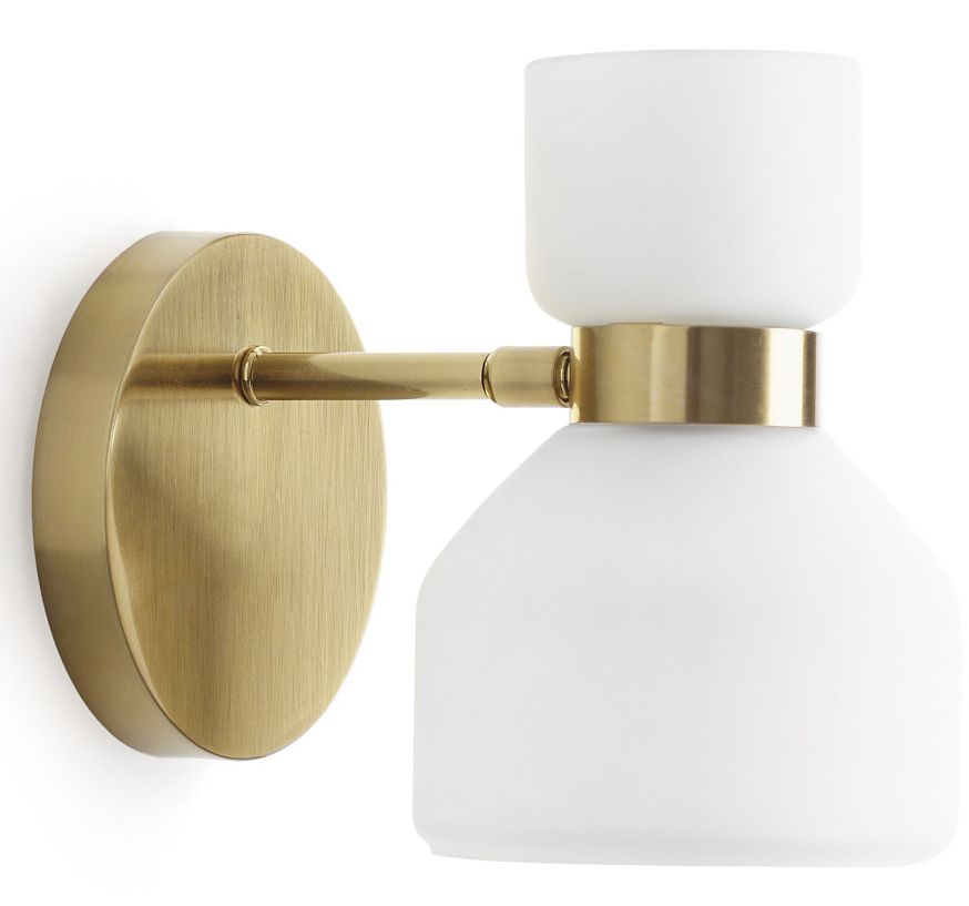 Miloox Fifty applique murale 1x40 W blanc-doré 1744.17