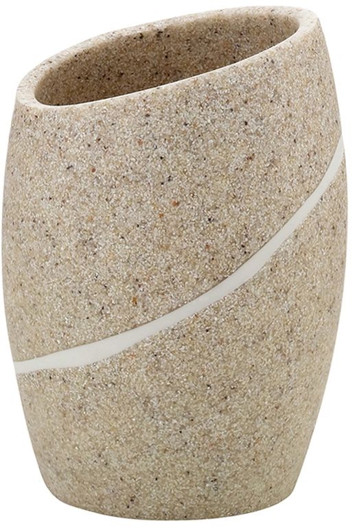 Kela Talus gobelet pour brosses à dents beige 20296