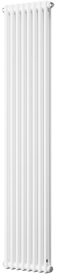 Instal Projekt Tubus 2 radiateur d’intérieur 69.3x38 cm podłączenie inférieur blanc TUB2-070/08D50
