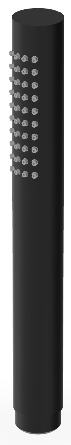 Zucchetti Helm pommeau de douche noir Z94249.XP81