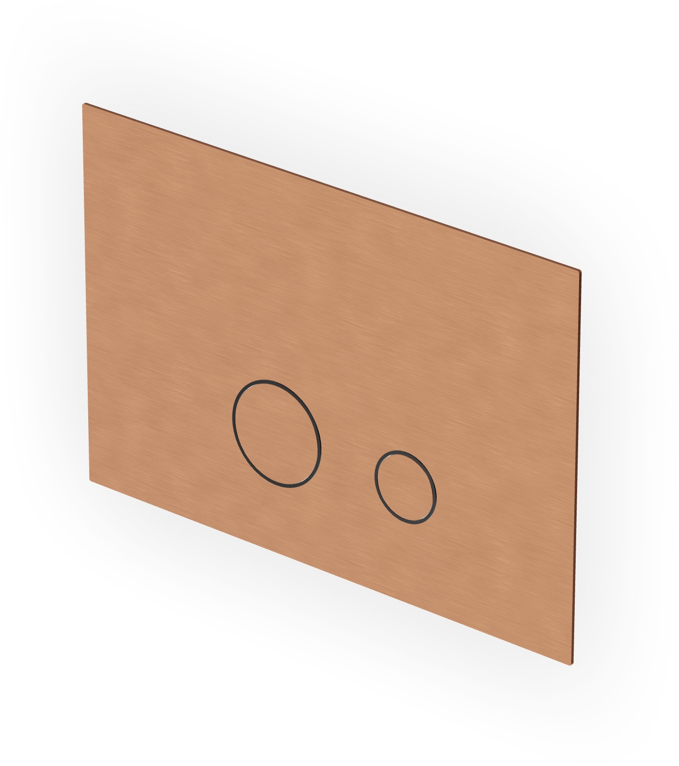 Zucchetti Helm bouton de chasse d'eau pour WC cuivre Z95340.XP91