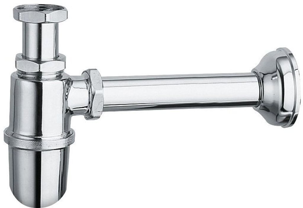 Sapho Antea siphon de lavabo en bouteille chrome 9591