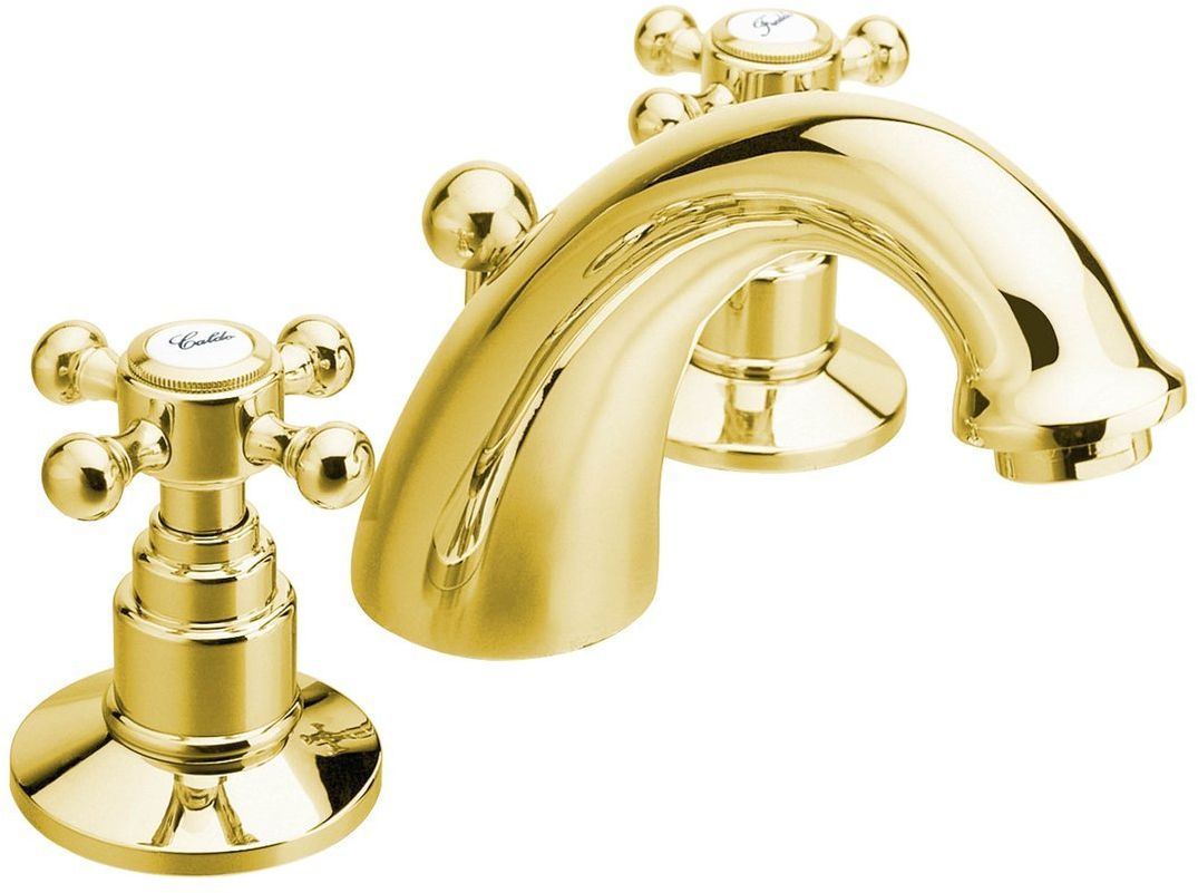 Sapho Antea mitigeur de lavabo sur pied doré 3025