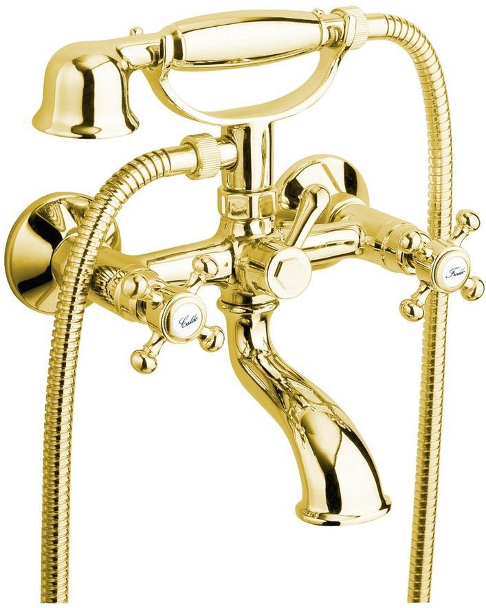 Sapho Antea mitigeur bain-douche murale doré 3015