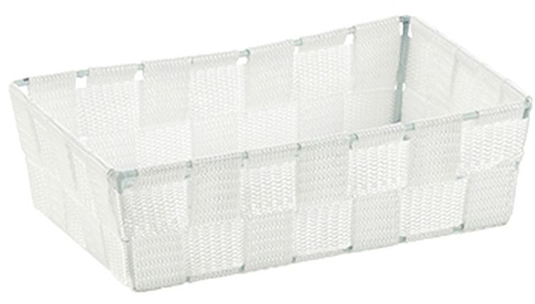 Kela Alvaro panier de salle de bain blanc 23010