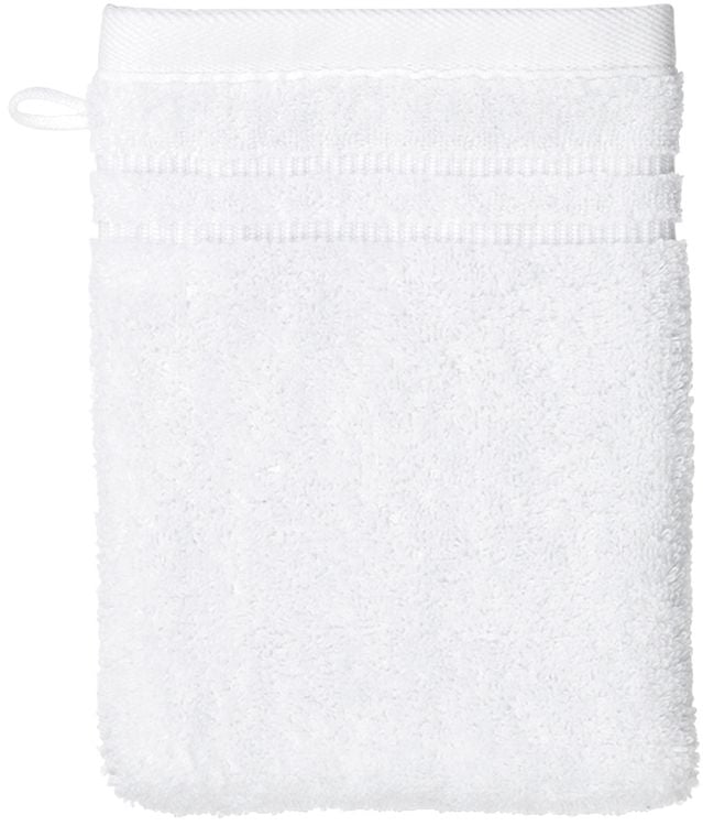 Kela Leonora serviette 21x15 cm coton blanc 23205