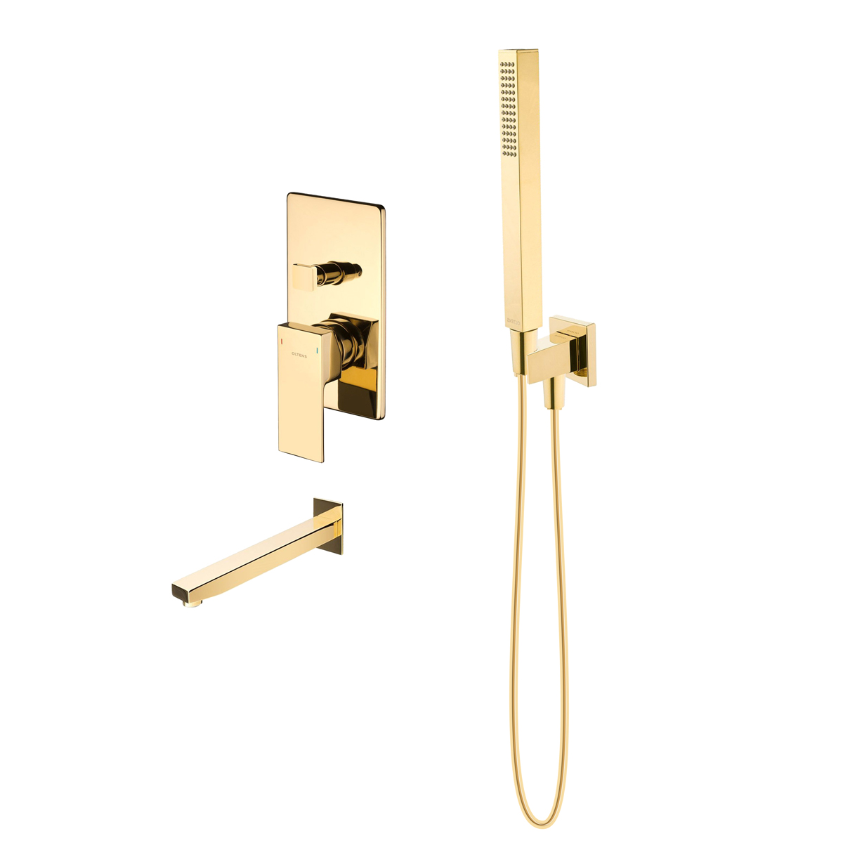 Set mitigeur bain-douche Oltens Gota 34101800, bec pour mitigeur Oltens Gota 39101800, 37103800, 39303800, 37200800