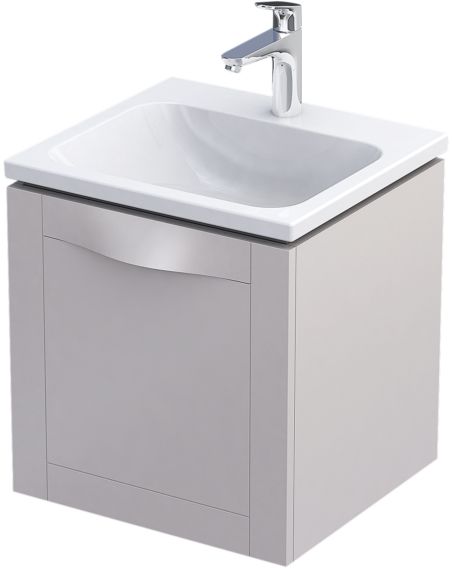 Oristo Skagen armoire 49.6x45.5x50 cm sous-lavabo suspendu sable OR49-SD1S-50-10