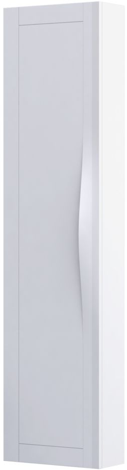 Oristo Skagen armoire 40x17x160 cm latérale suspendue blanc OR49-SB1D-40-2