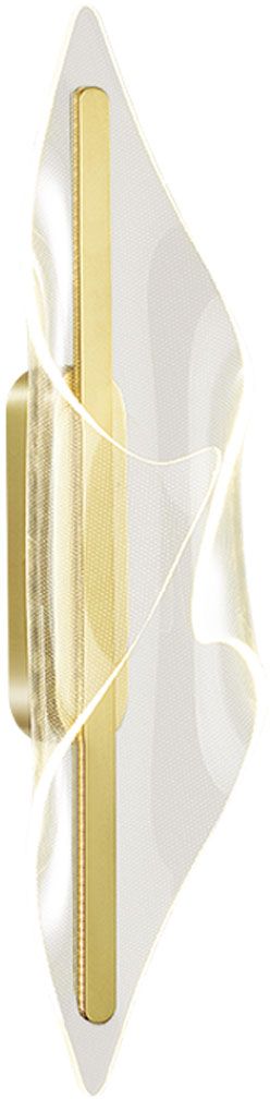 Altavola Design Velo applique murale 1x12 W transparent-doré LA101/W_gold