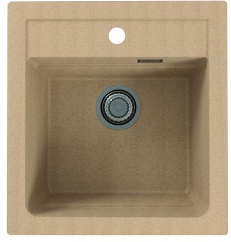 Alveus Atrox évier en granit 50x47 cm beige 1131988