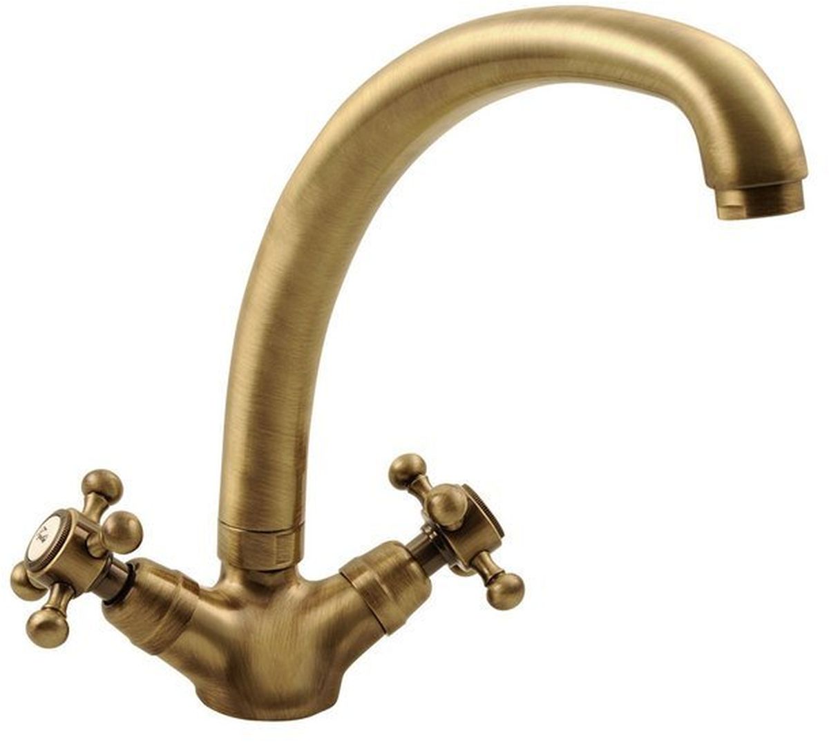 Sapho Antea mitigeur de cuisine sur pied marron 3116