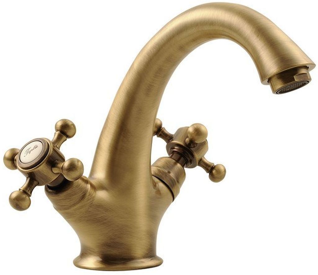 Sapho Antea mitigeur de lavabo sur pied laiton/brun antique 3276